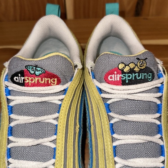 Nike Air Max 97 SE Air Sprung gray/yellow women’s size 7.5 men’s size 6 - Picture 5 of 10